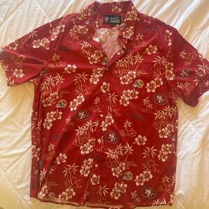 Rey Spooner San Francisco 49ers Hawaiian Shirt 2XL